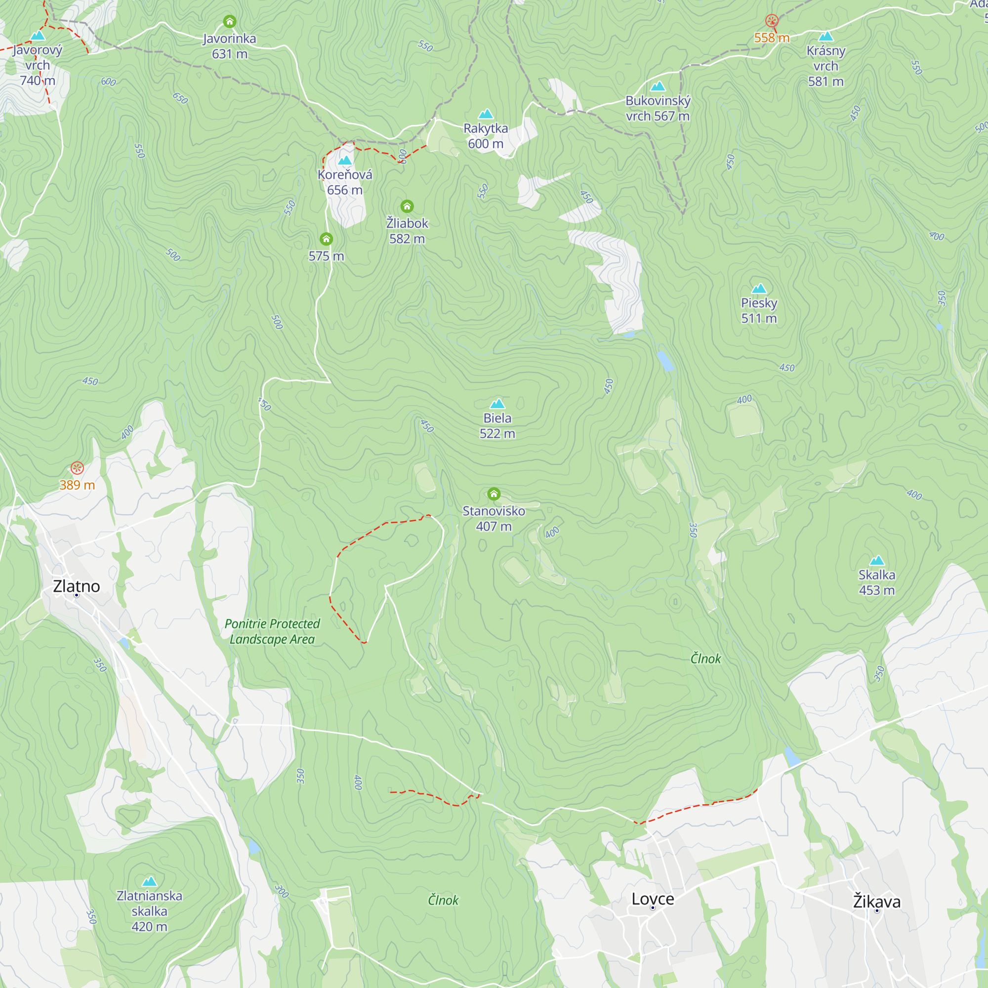 Stanovisko map