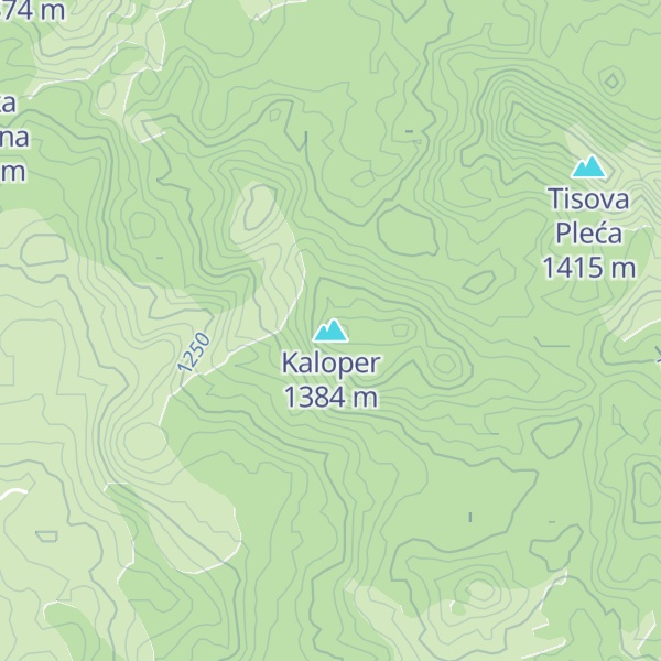 Map of Kaloper