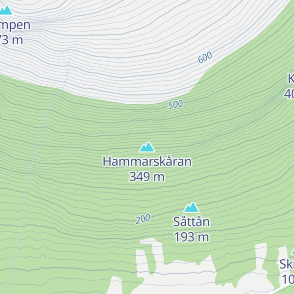 Map of Hammarskåran