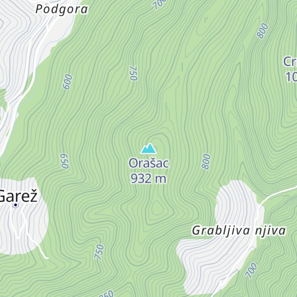 Map of Orašac