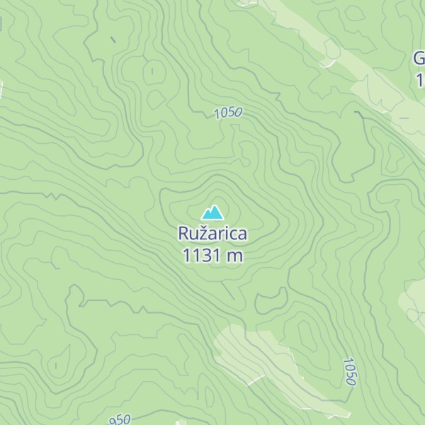 Map of Ružarica