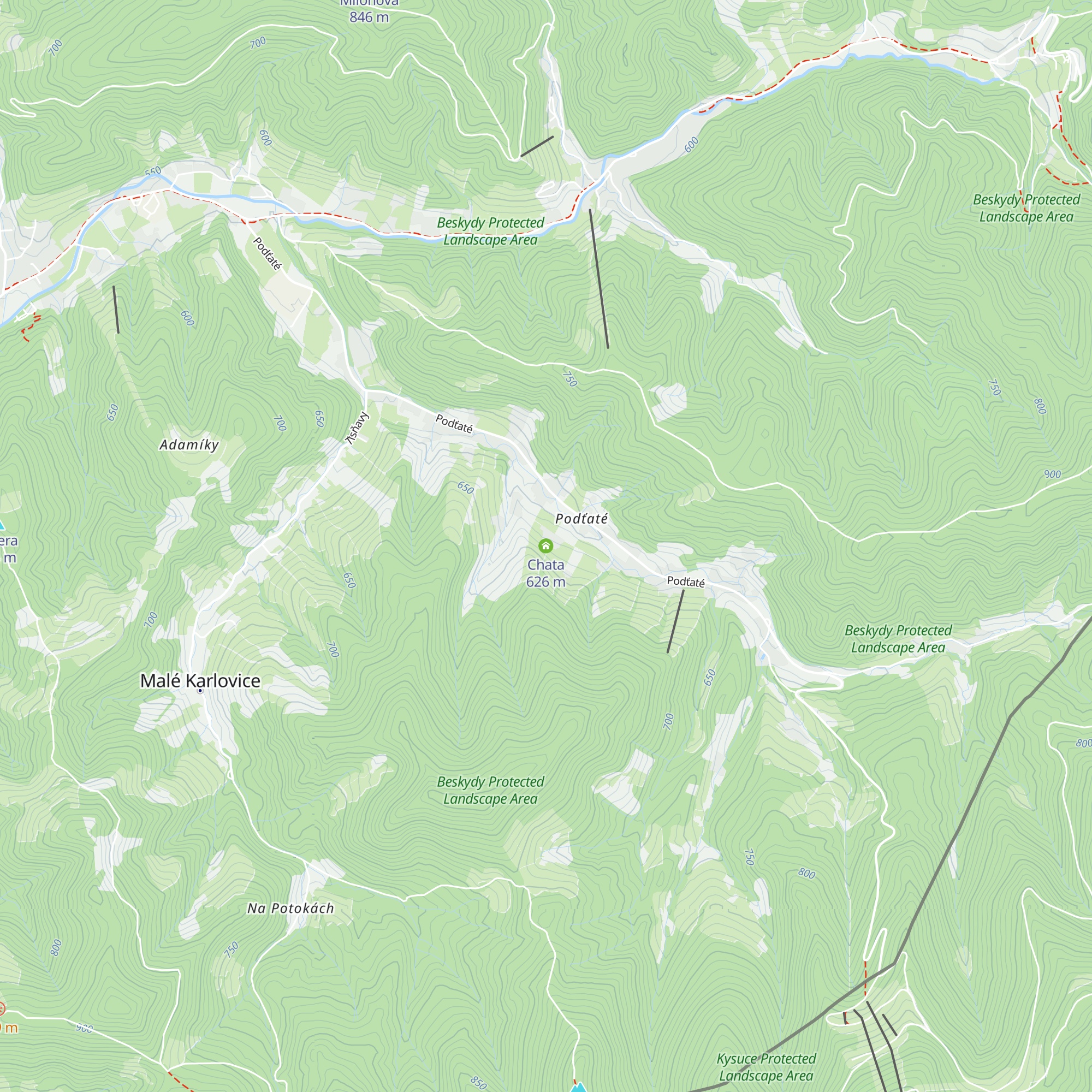 Chata map