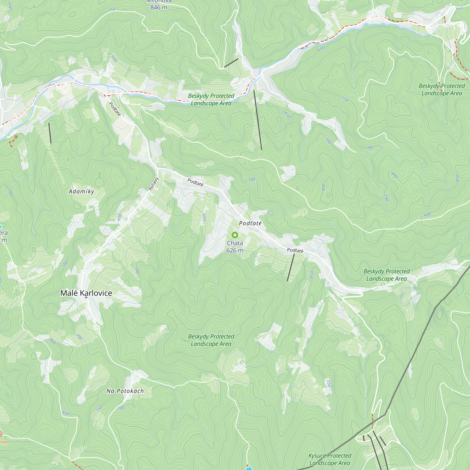 Chata map
