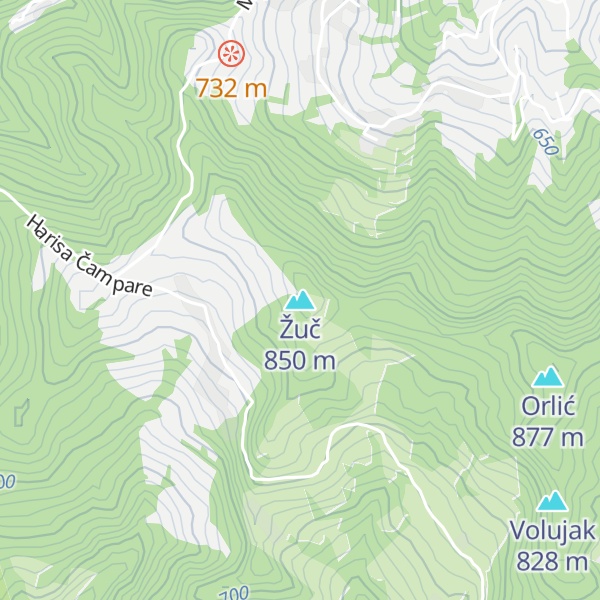 Map of Žuč