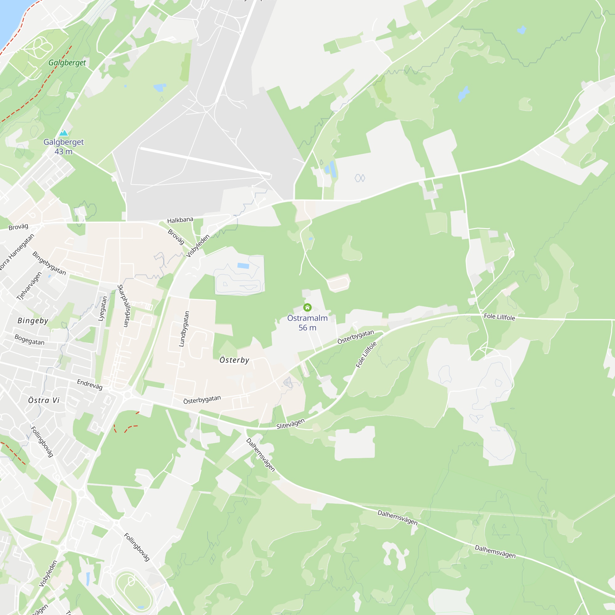 Östramalm map