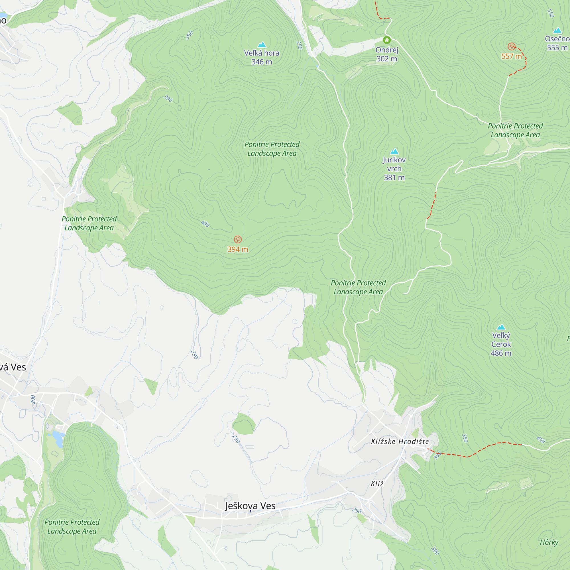 Lesnícka chata map