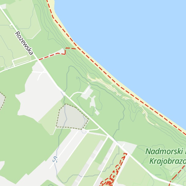 Map of Jastrzębia Góra