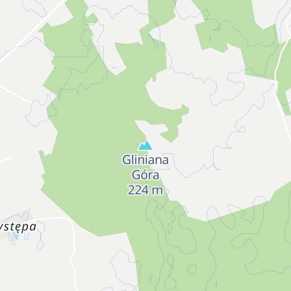 Map of Gliniana Góra