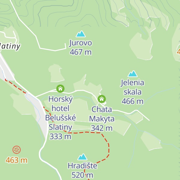 Map of Chata Prior