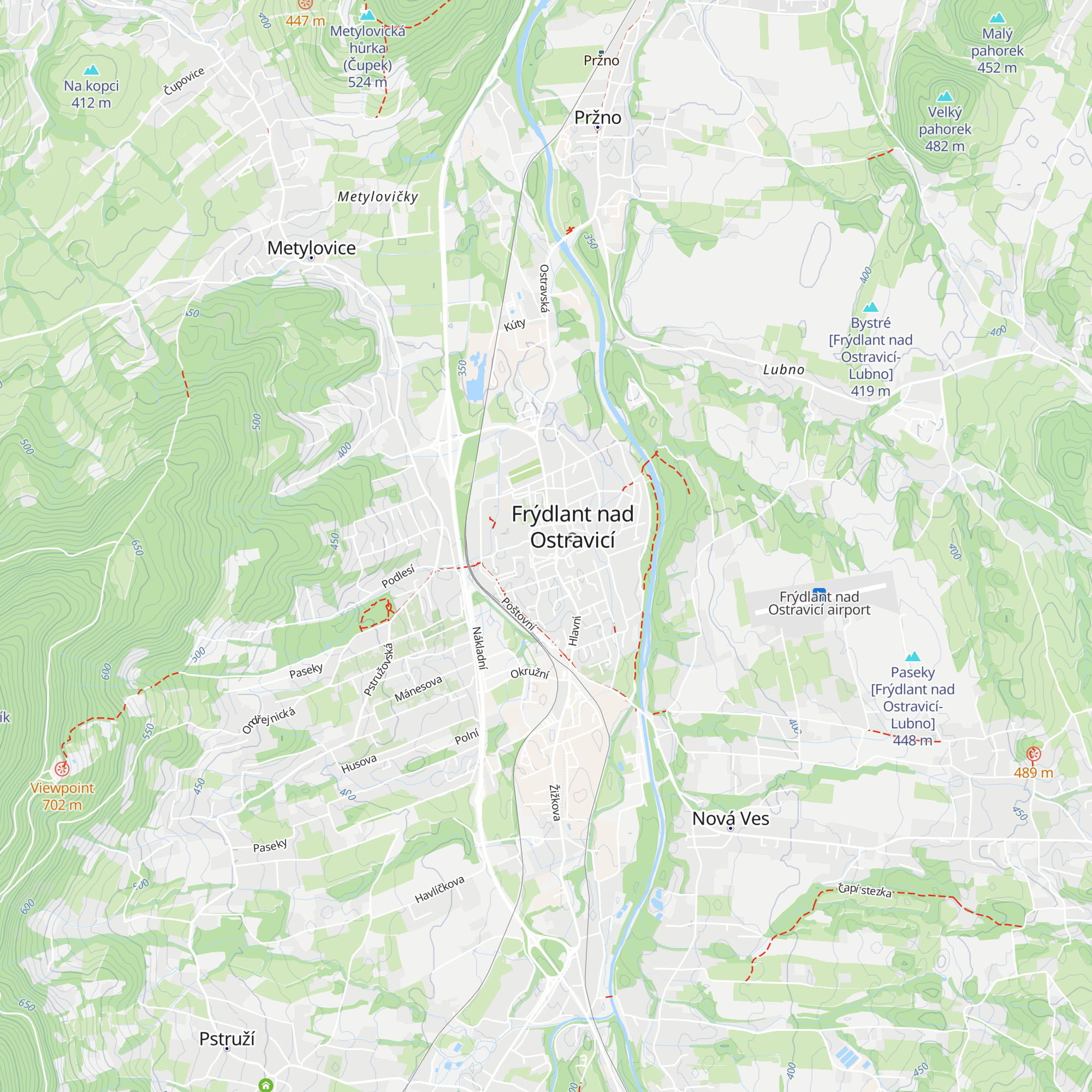 Beskydské informační centrum map