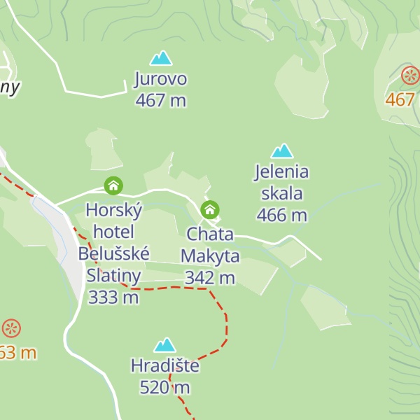 Map of Chata Makyta