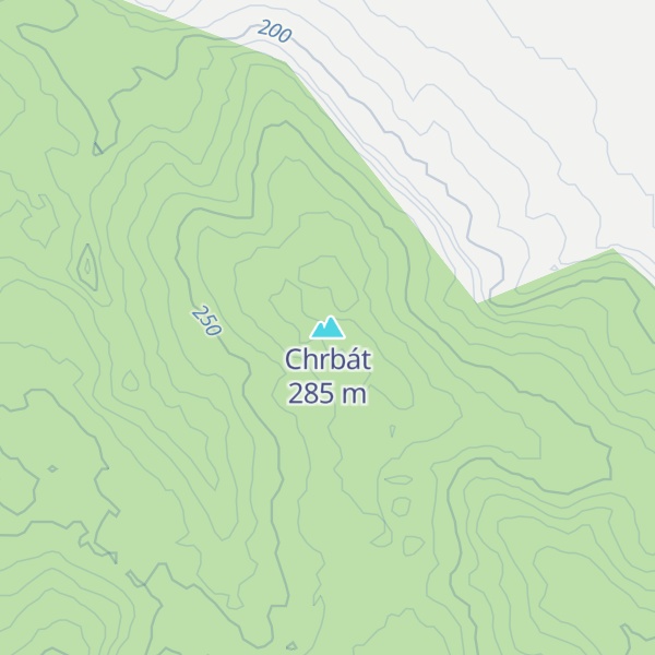 Map of Chrbát