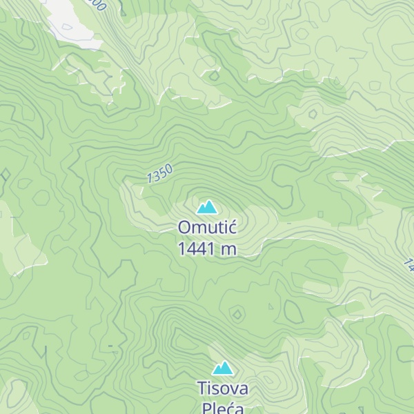 Map of Omutić