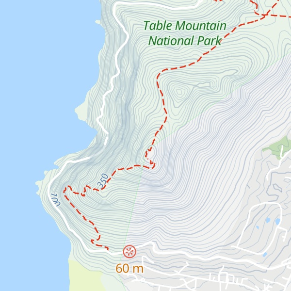Map of Chapman's Peak