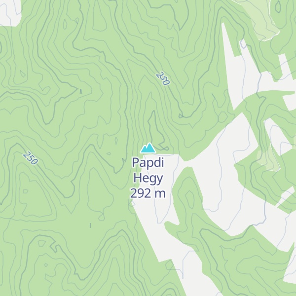Map of Papdi Hegy