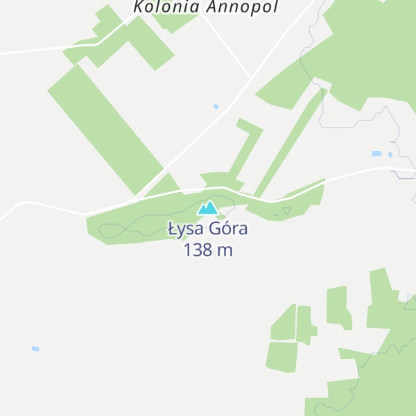 Map of Łysa Góra