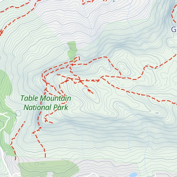 Map of Judas Peak
