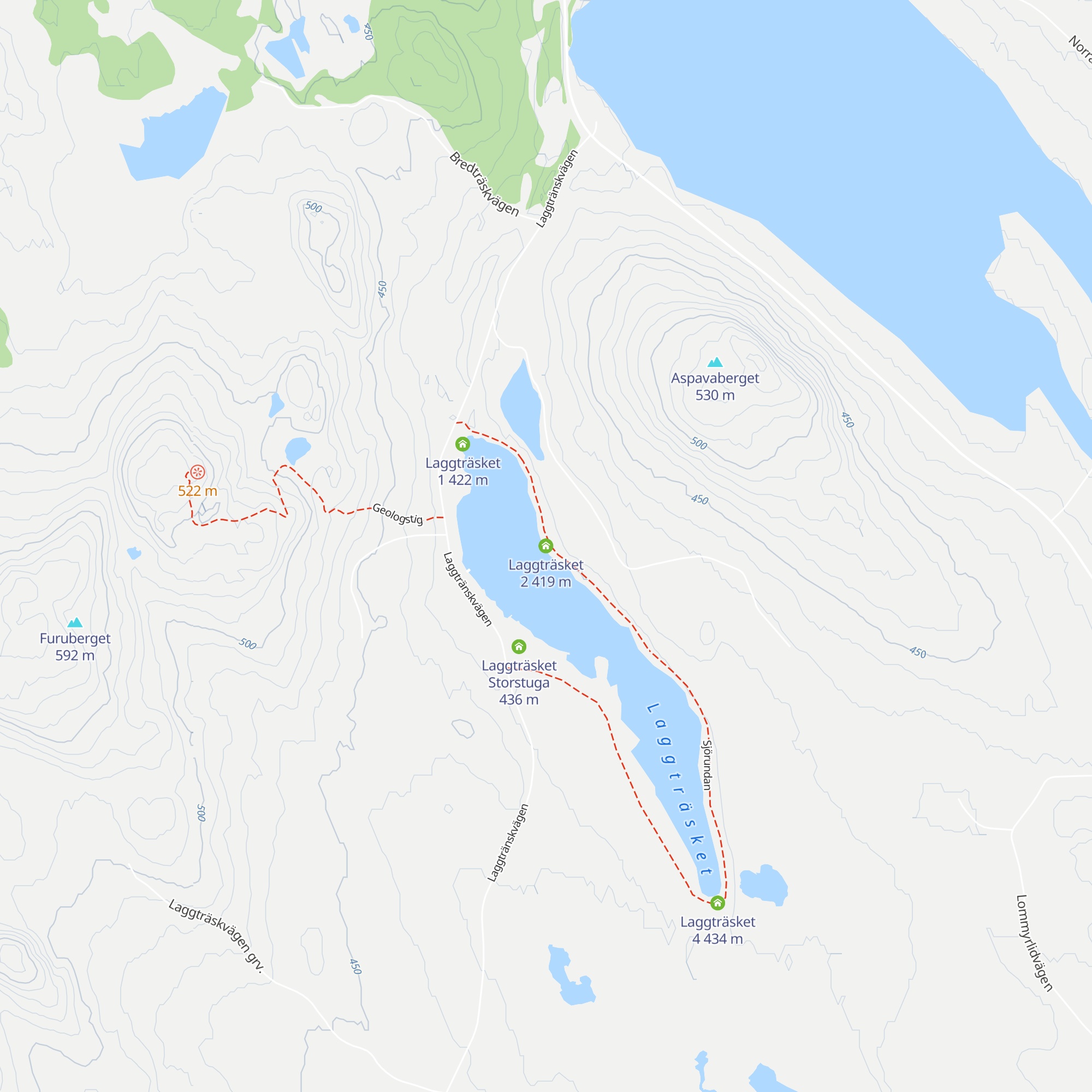 Laggträsket 2 map