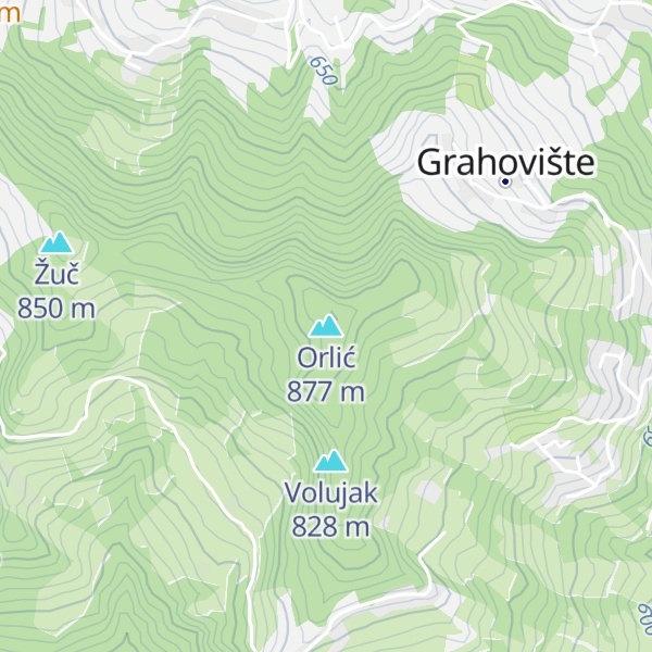 Map of Orlić