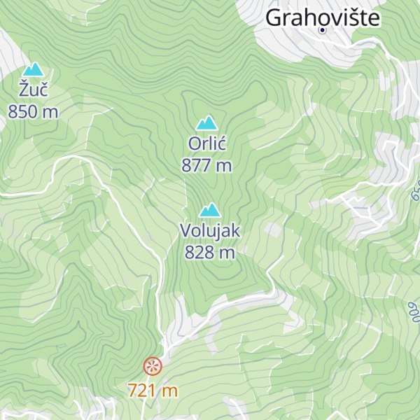 Map of Volujak