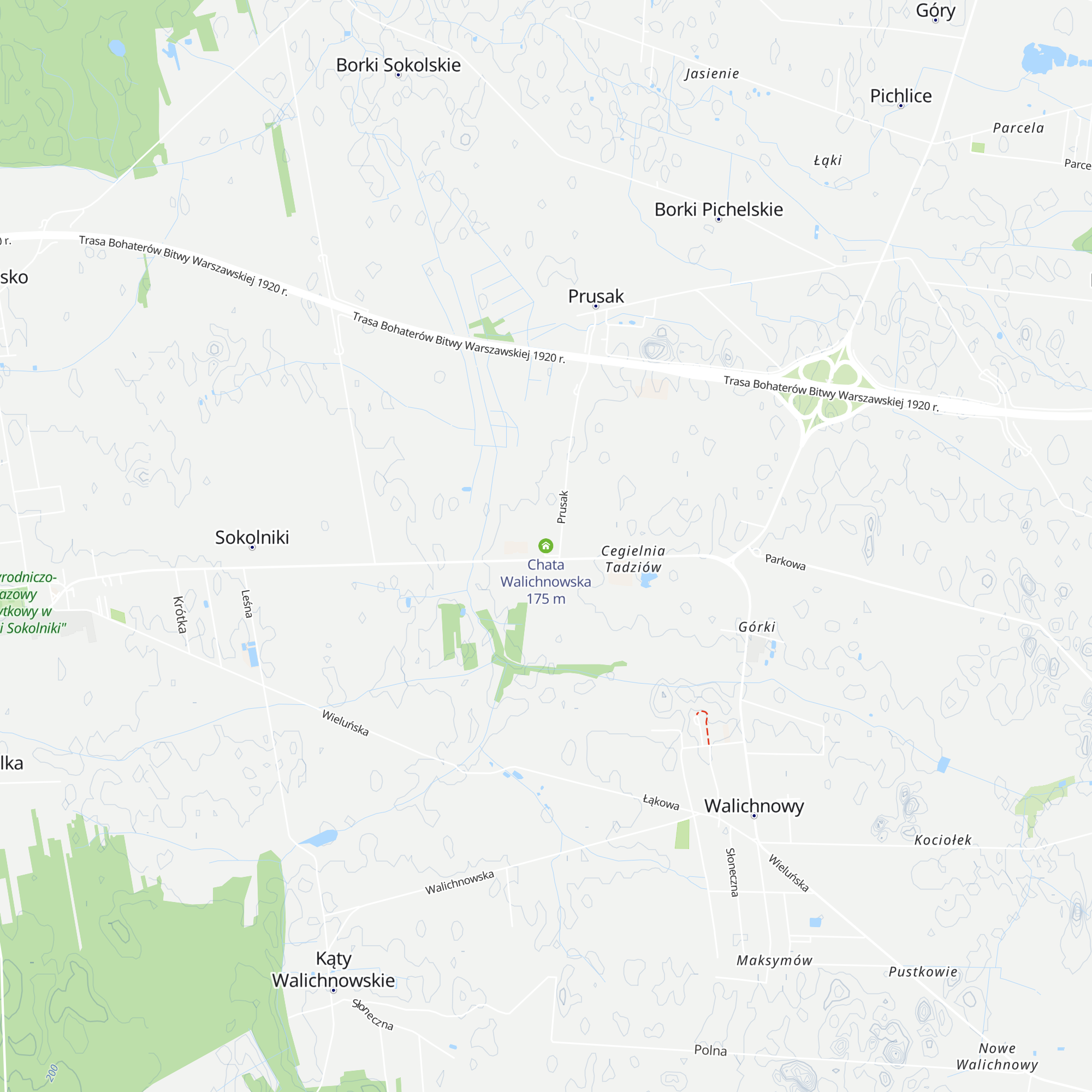 Chata Walichnowska map