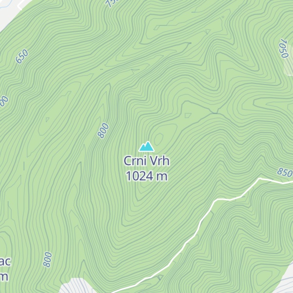 Map of Crni Vrh