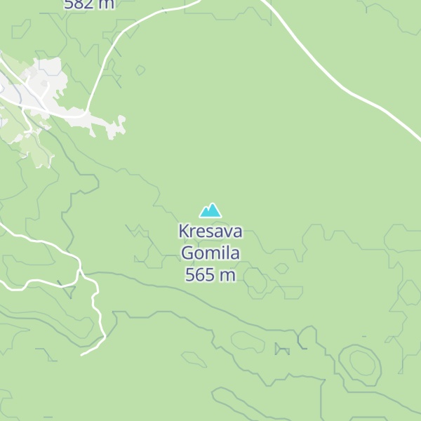Map of Kresava Gomila