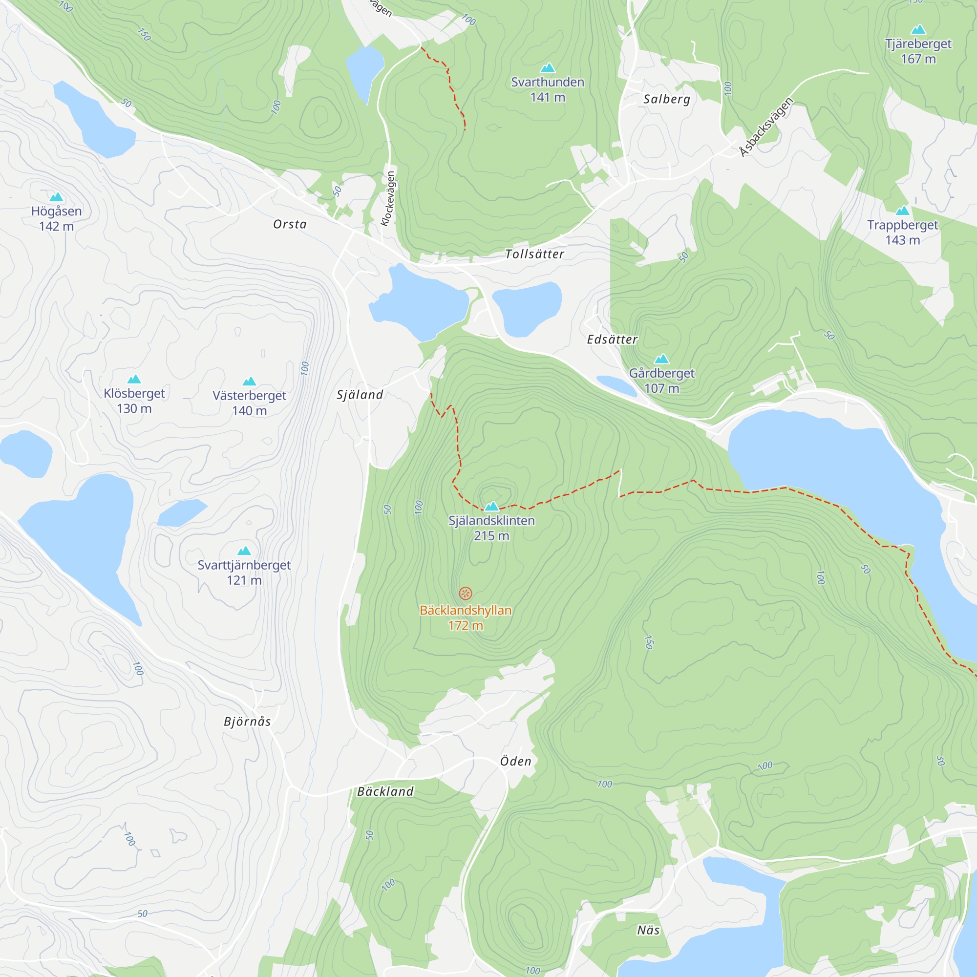 Själandsklintens stuga map