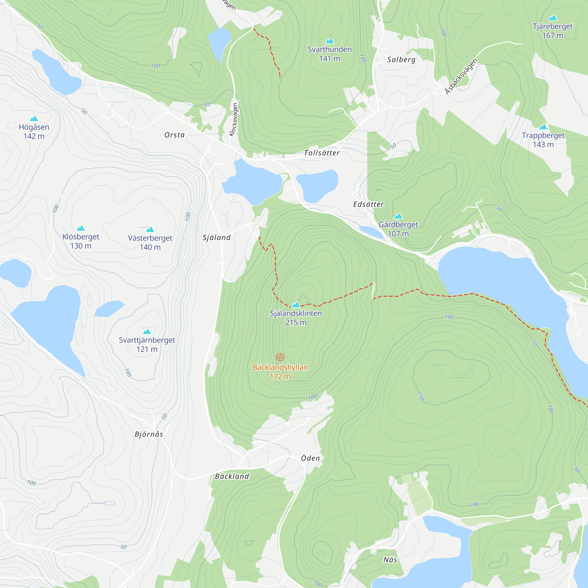 Själandsklintens stuga map