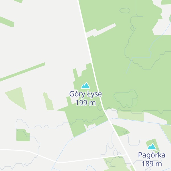 Map of Góry Łyse