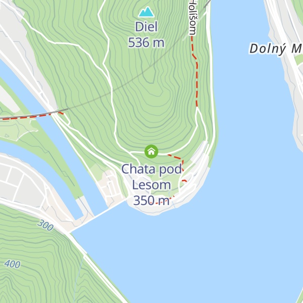 Map of Chata pod Lesom