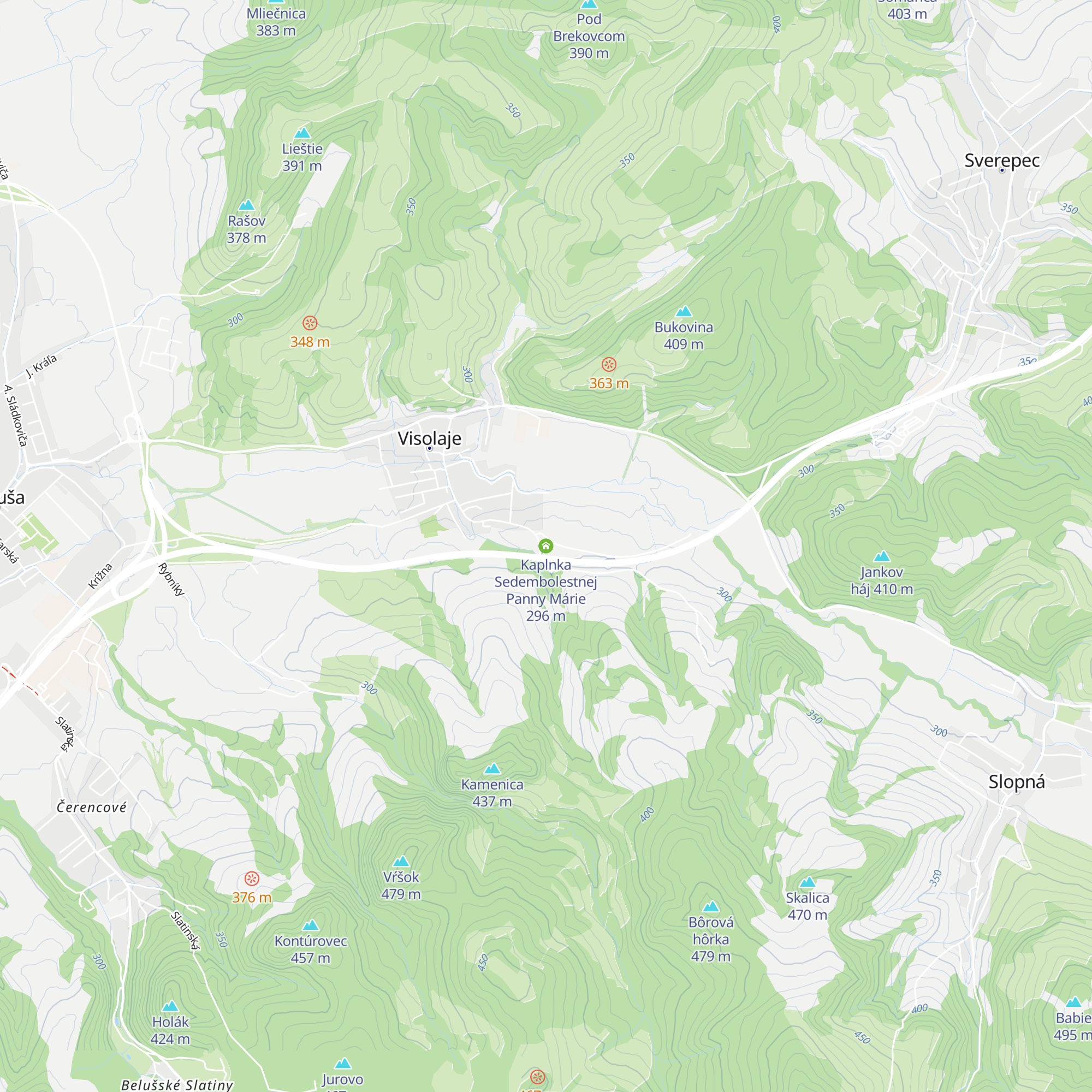 Kaplnka Sedembolestnej Panny Márie map