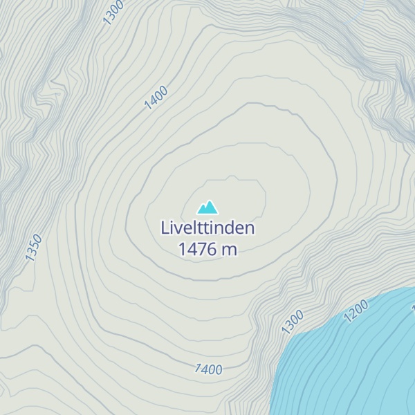 Map of Livelttinden