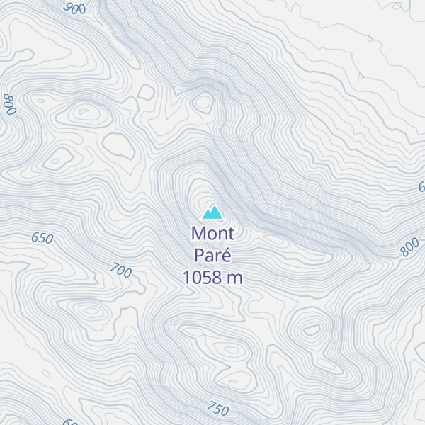 Map of Mont Paré