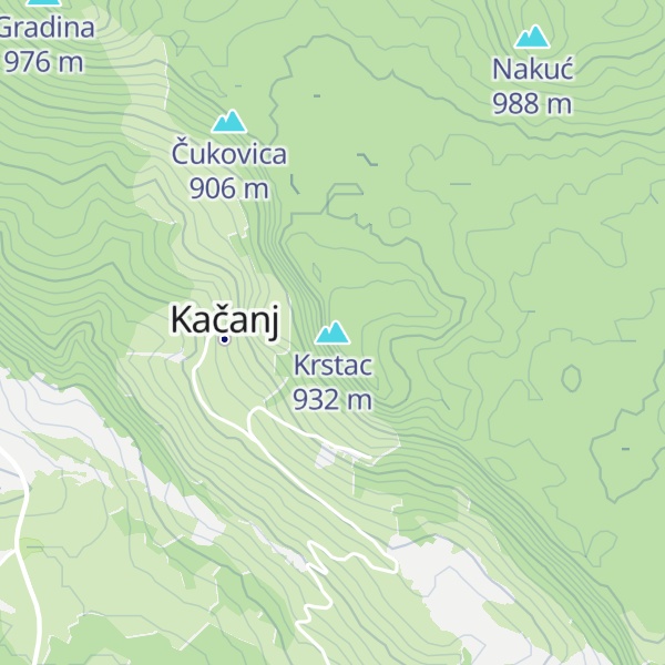 Map of Krstac
