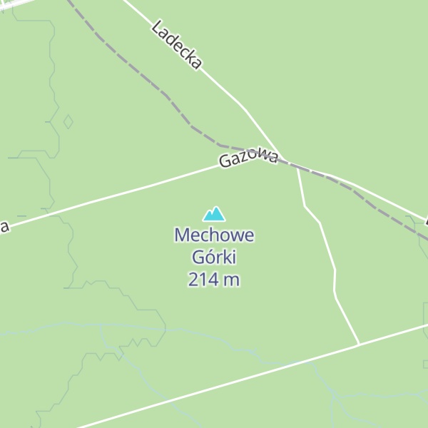 Map of Mechowe Górki