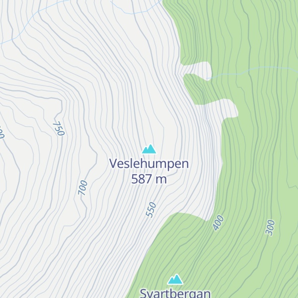 Map of Veslehumpen