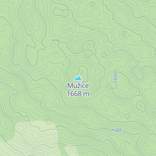 Map of Mužice