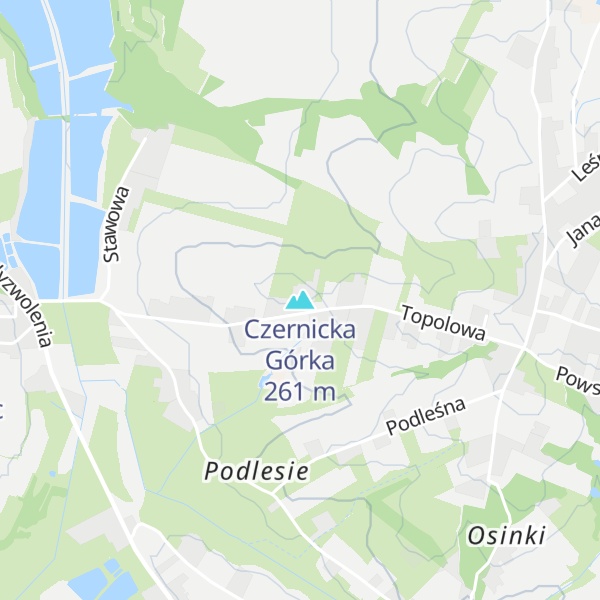 Map of Czernicka Górka