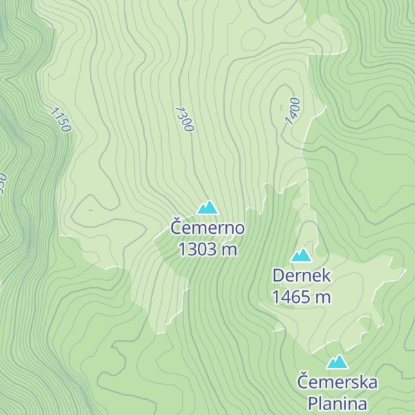 Map of Čemerno