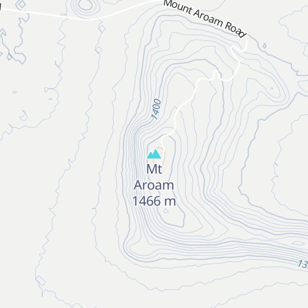 Map of Mt Aroam