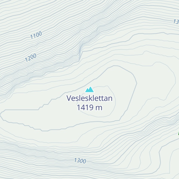 Map of Veslesklettan