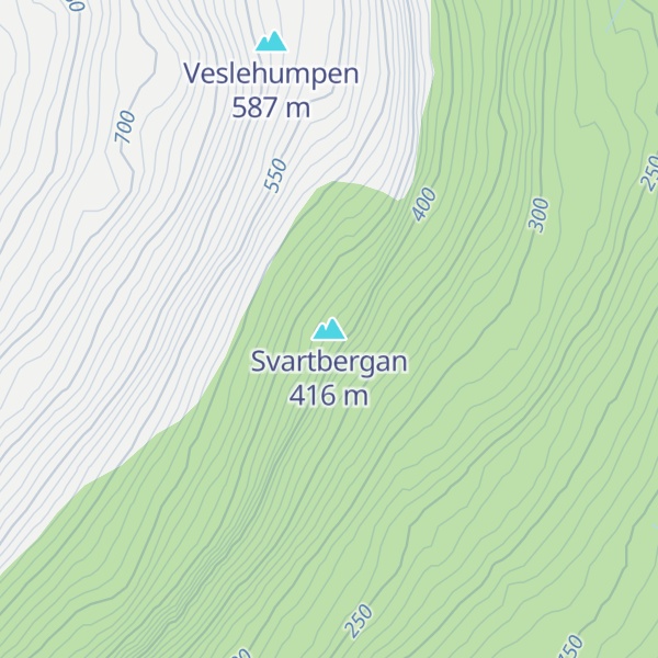 Map of Svartbergan
