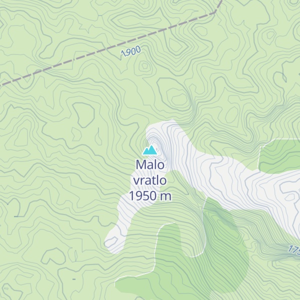 Map of Malo vratlo