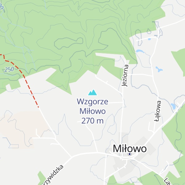 Map of Wzgorze Miłowo