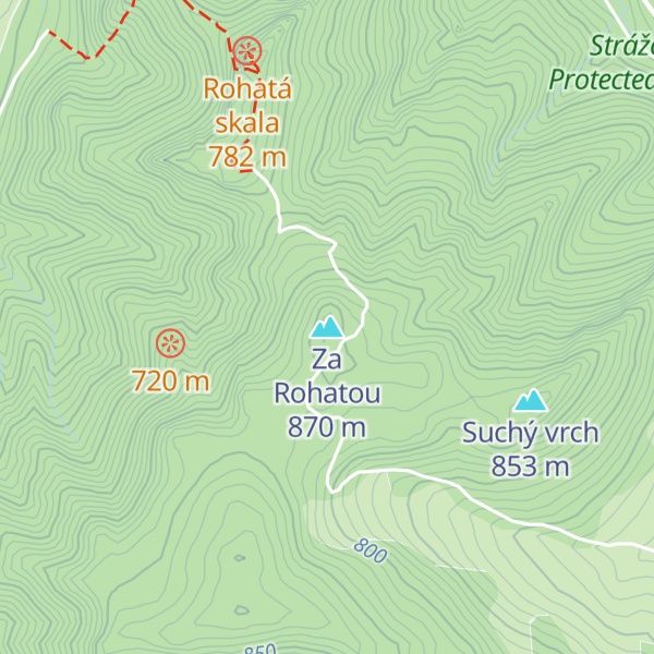 Map of Za Rohatou