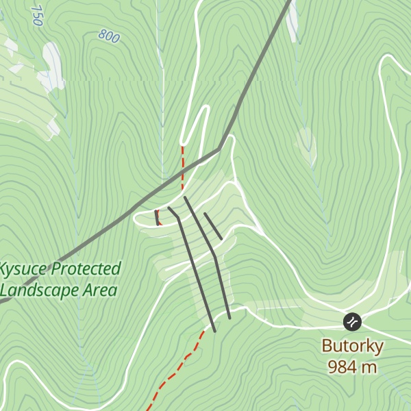 Map of Horský hotel Hájenka