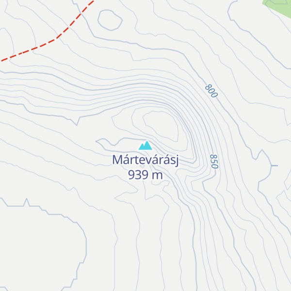 Map of Mártevárásj