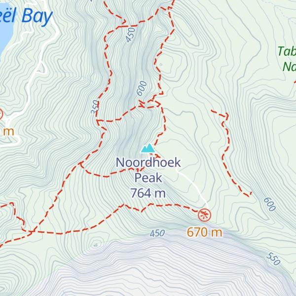 Map of Noordhoek Peak