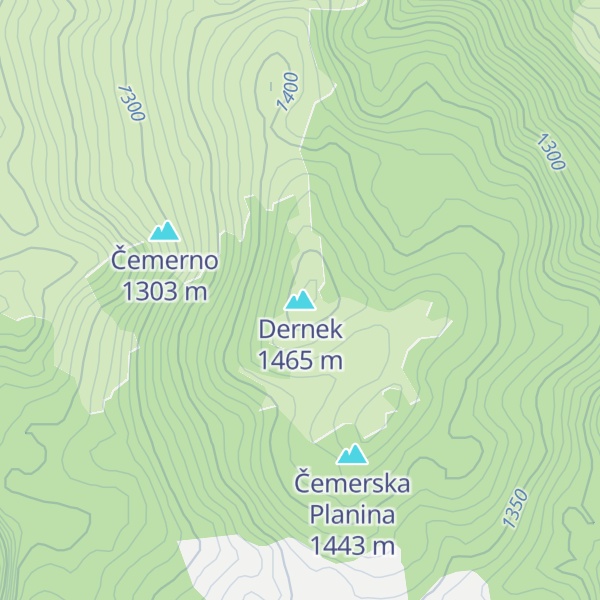 Map of Dernek